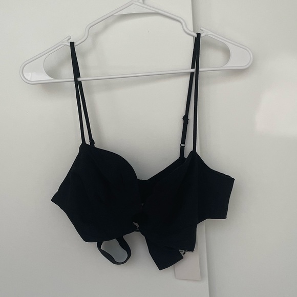 NWT 7 For All Mankind Linen Bra Top White Crop Tank Summer Minimalist - Picture 3 of 4